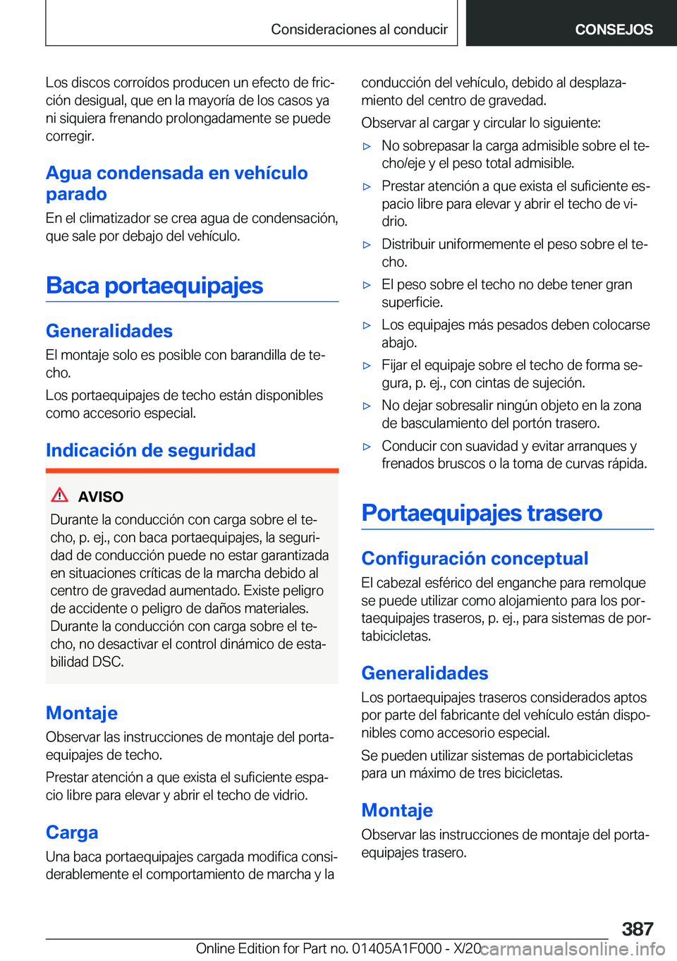 BMW X7 2021  Manuales de Empleo (in Spanish) �L�o�s��d�i�s�c�o�s��c�o�r�r�o�