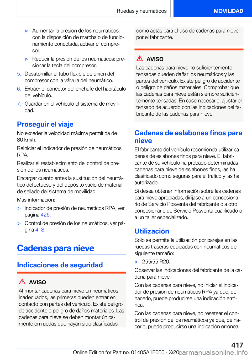 BMW X7 2021  Manuales de Empleo (in Spanish) x�A�u�m�e�n�t�a�r��l�a��p�r�e�s�i�