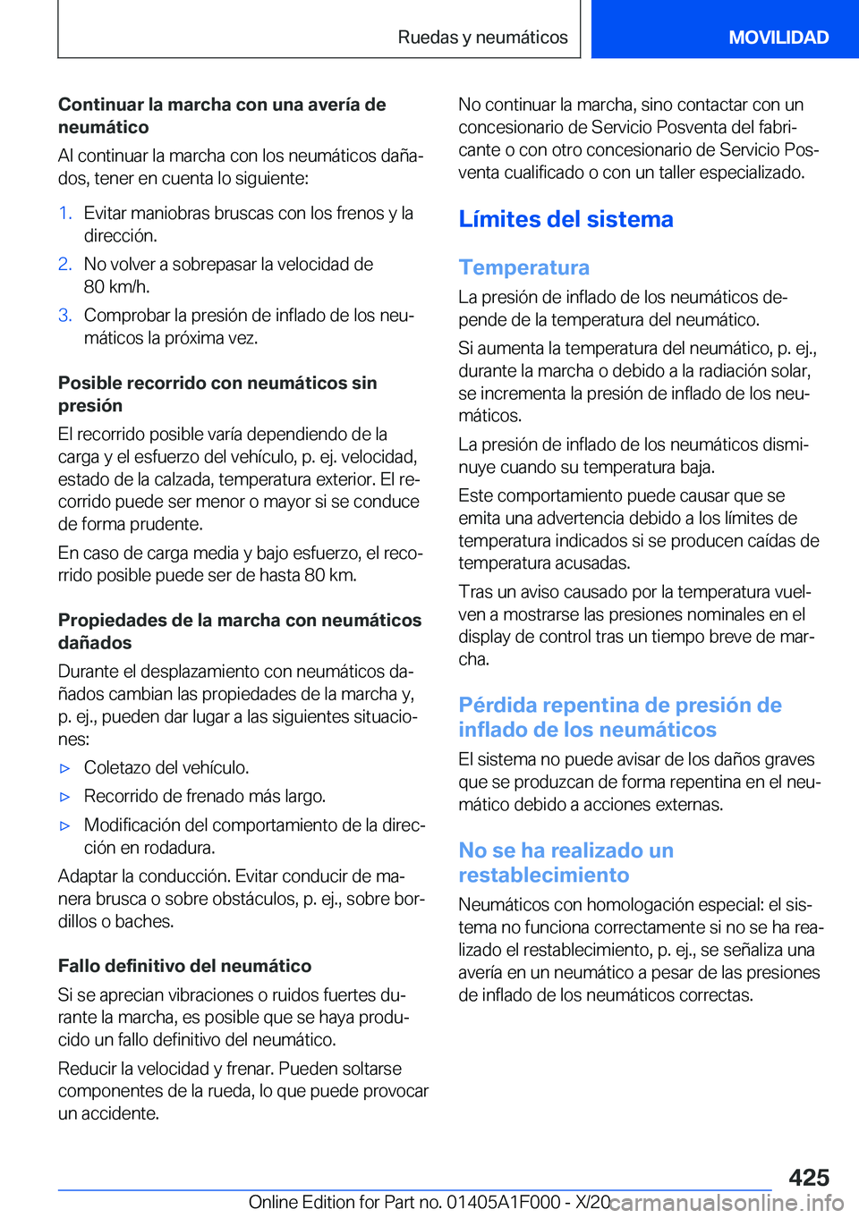 BMW X7 2021  Manuales de Empleo (in Spanish) �C�o�n�t�i�n�u�a�r��l�a��m�a�r�c�h�a��c�o�n��u�n�a��a�v�e�r�