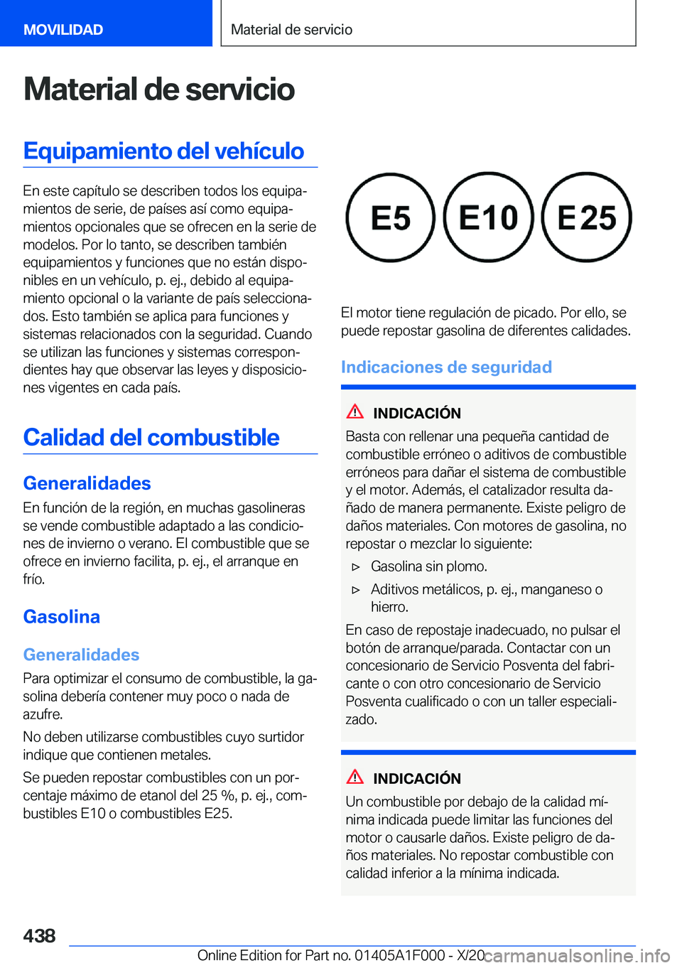 BMW X7 2021  Manuales de Empleo (in Spanish) �M�a�t�e�r�i�a�l��d�e��s�e�r�v�i�c�i�o�E�q�u�i�p�a�m�i�e�n�t�o��d�e�l��v�e�h�