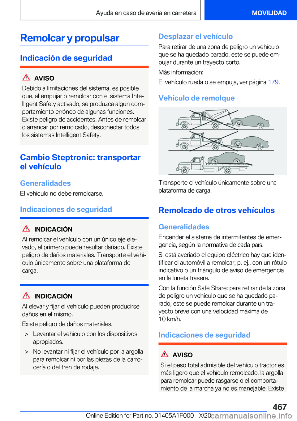 BMW X7 2021  Manuales de Empleo (in Spanish) �R�e�m�o�l�c�a�r��y��p�r�o�p�u�l�s�a�r
�I�n�d�i�c�a�c�i�