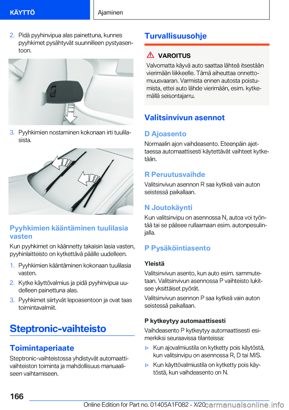 BMW X7 2021  Omistajan Käsikirja (in Finnish) �2�.�P�i�d�