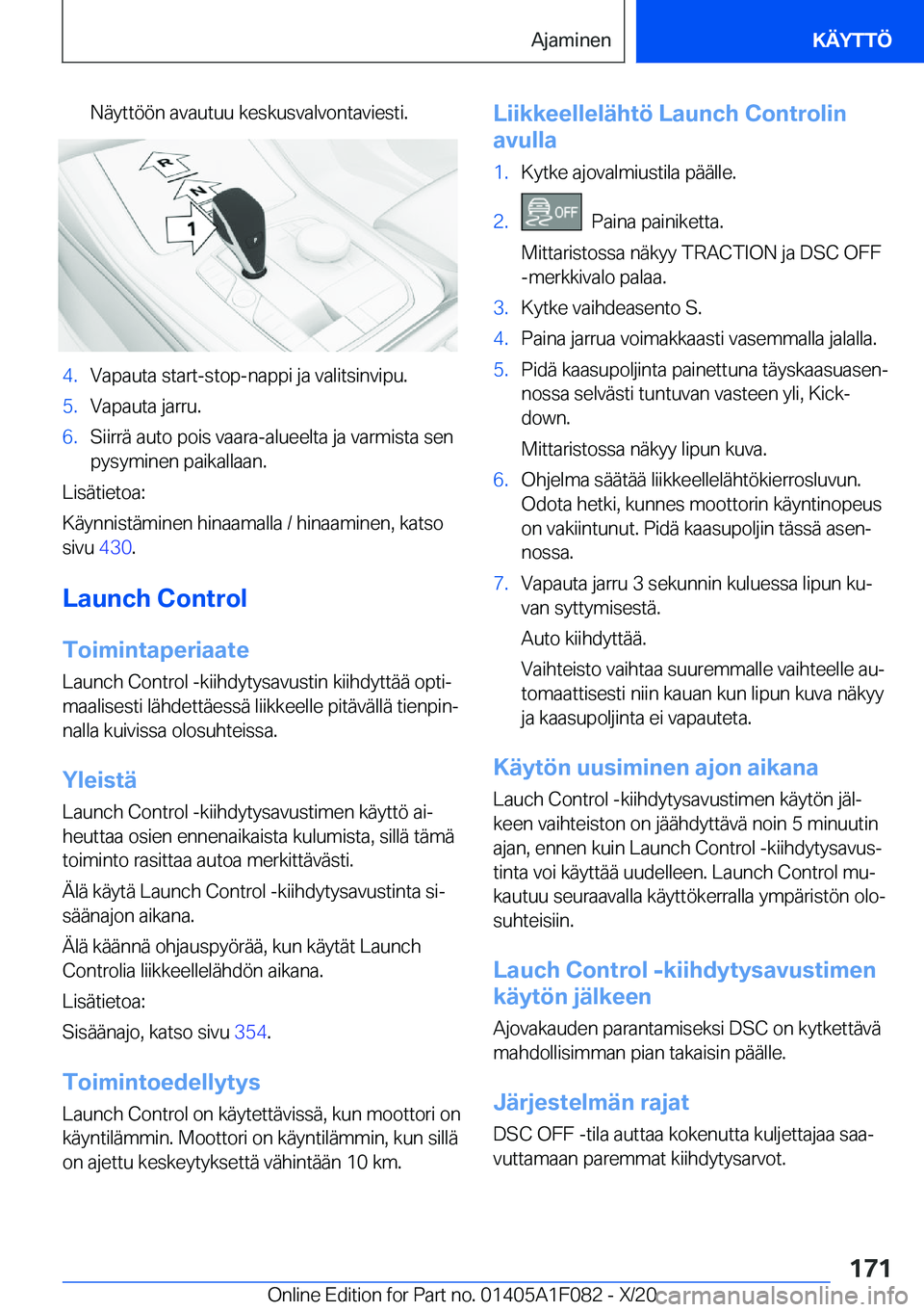 BMW X7 2021  Omistajan Käsikirja (in Finnish) �N�
