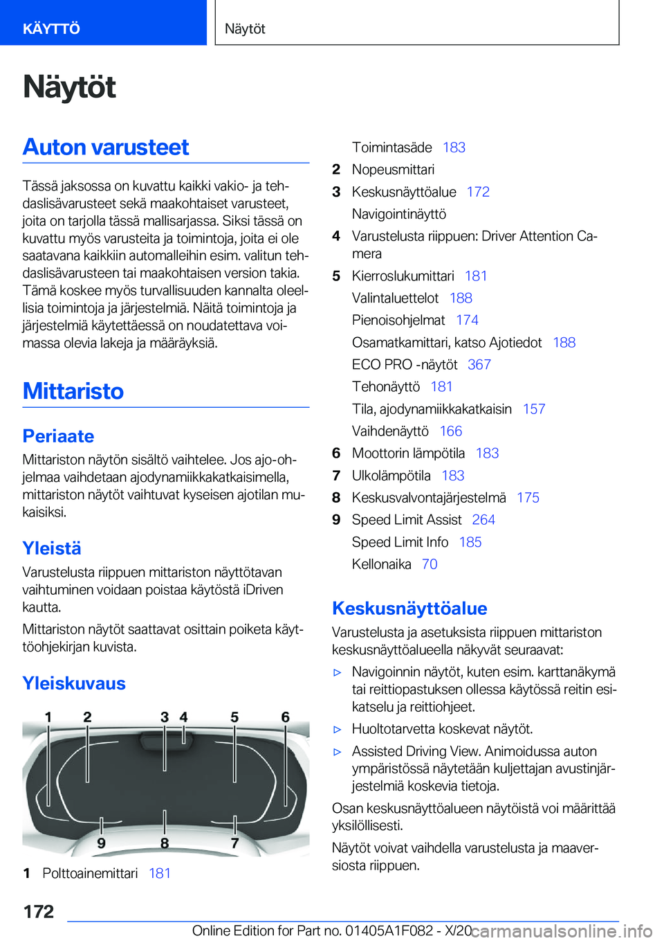BMW X7 2021  Omistajan Käsikirja (in Finnish) �N�