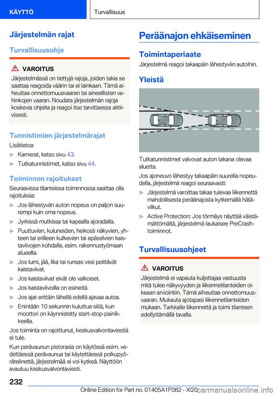 BMW X7 2021  Omistajan Käsikirja (in Finnish) �J�