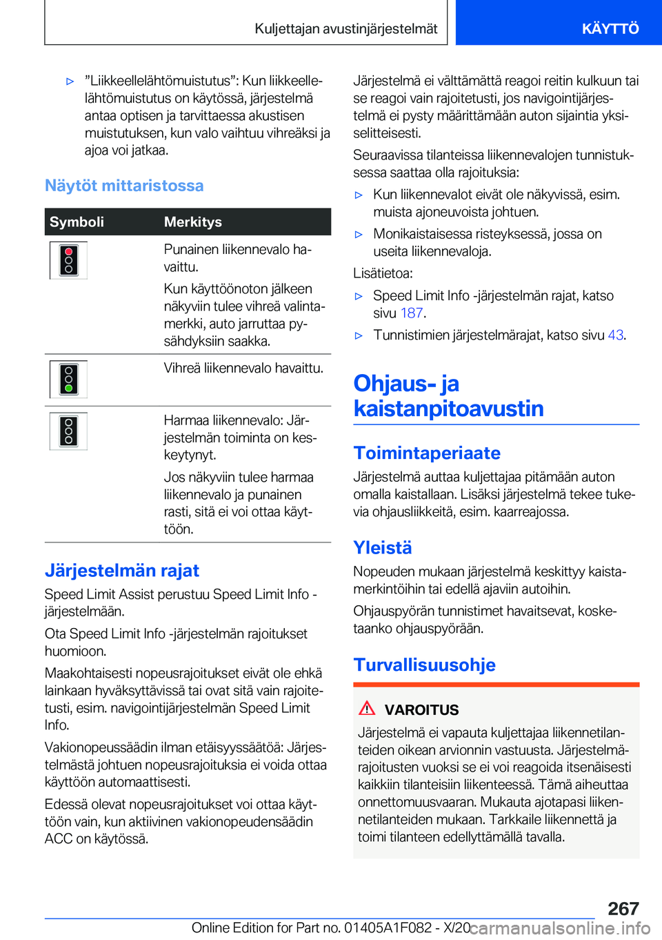 BMW X7 2021  Omistajan Käsikirja (in Finnish) 'xw�L�i�i�k�k�e�e�l�l�e�l�
