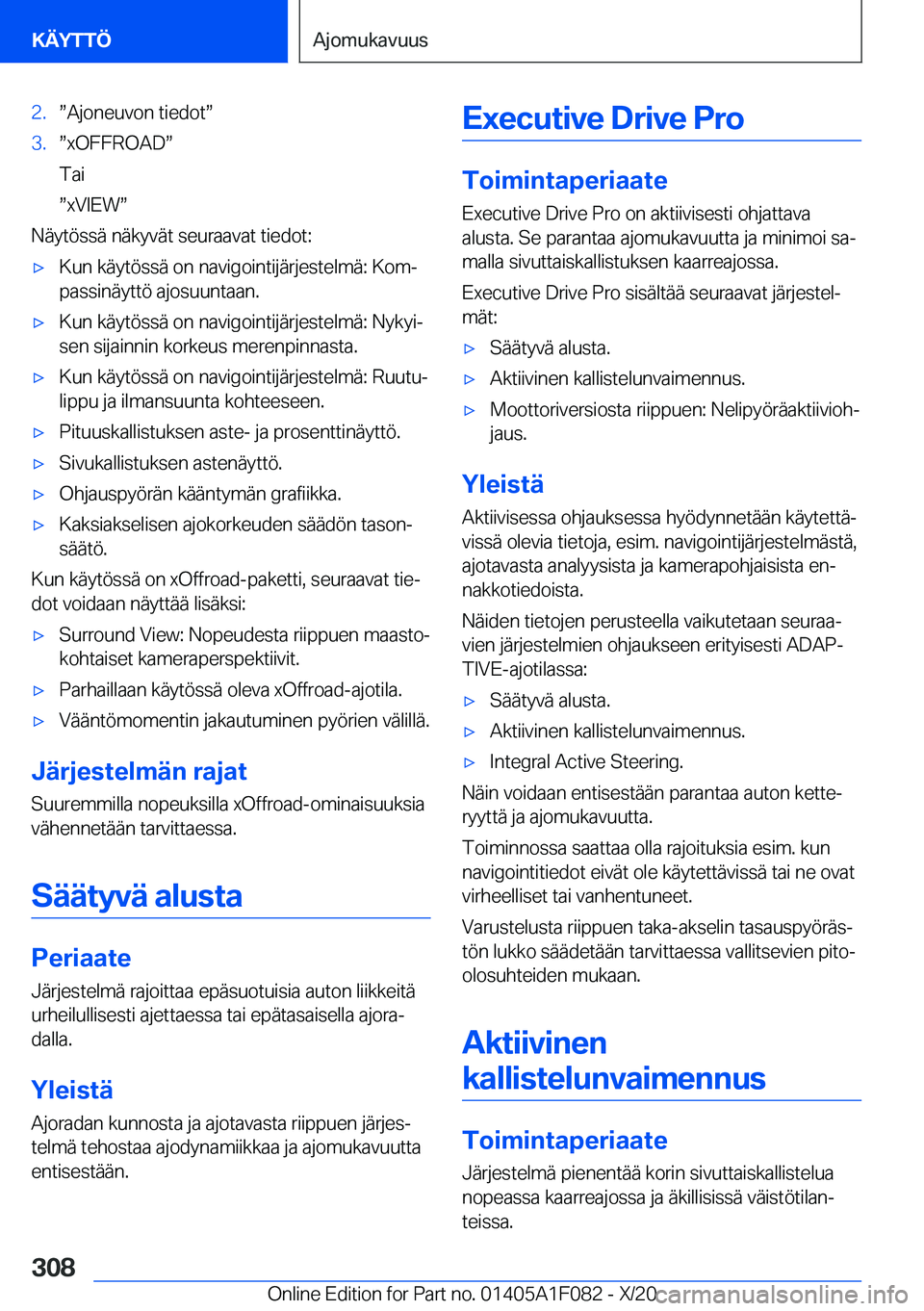 BMW X7 2021  Omistajan Käsikirja (in Finnish) �2�.w�A�j�o�n�e�u�v�o�n��t�i�e�d�o�tw�3�.w�x�O�F�F�R�O�A�Dw
�T�a�i
w�x�V�I�E�Ww
�N�