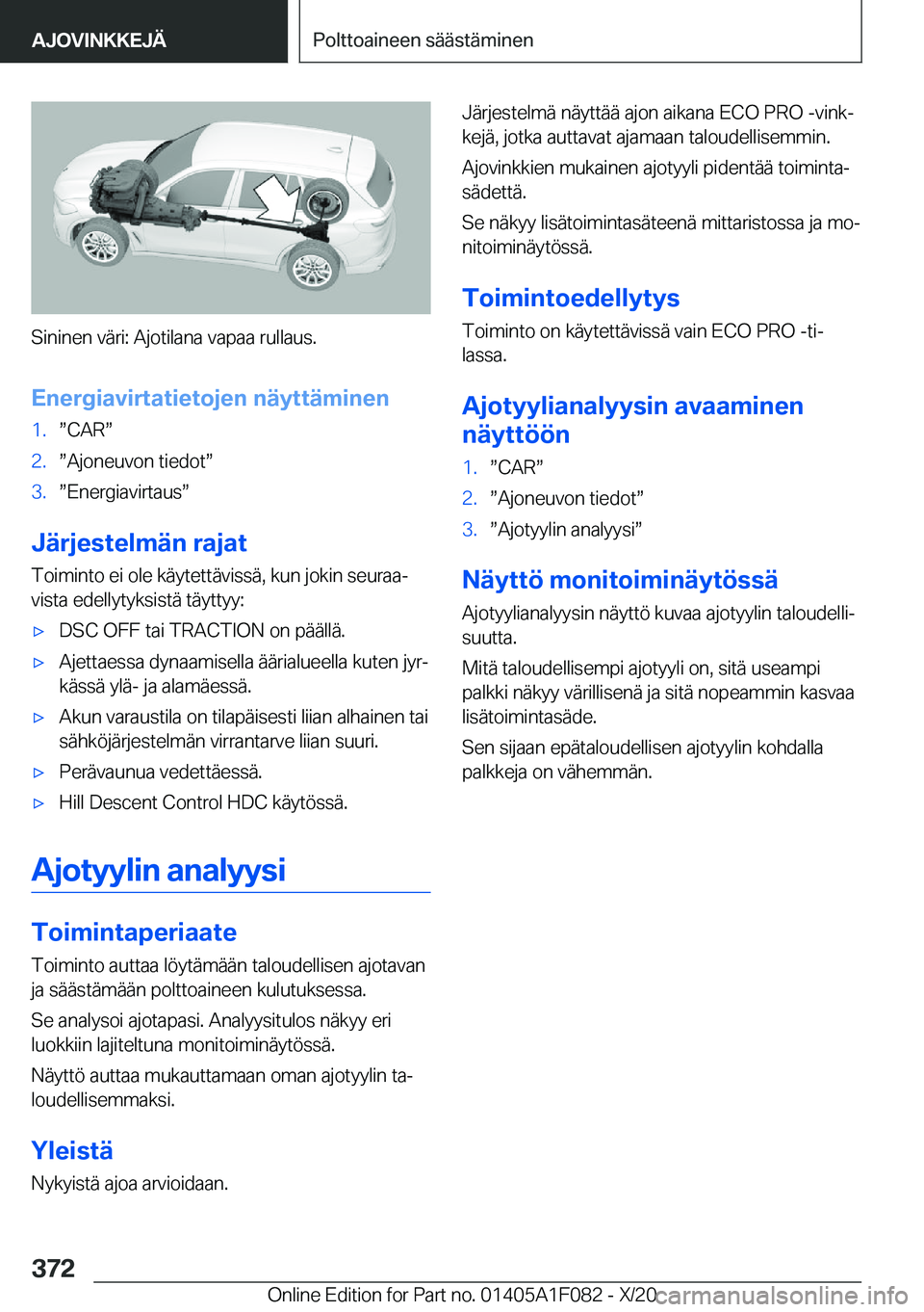 BMW X7 2021  Omistajan Käsikirja (in Finnish) �S�i�n�i�n�e�n��v�