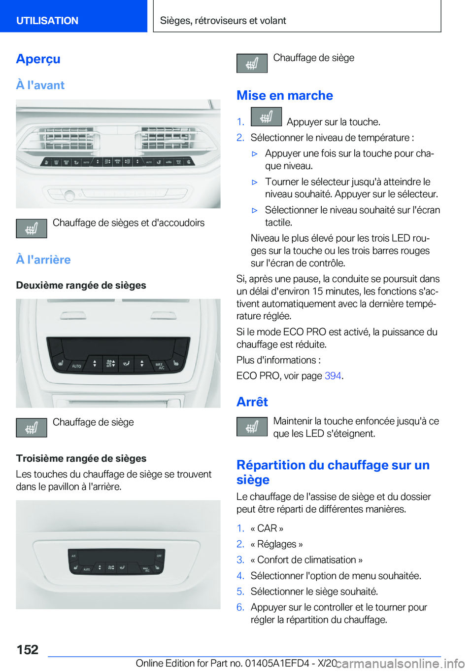 BMW X7 2021  Notices Demploi (in French) �A�p�e�r�ç�u
�