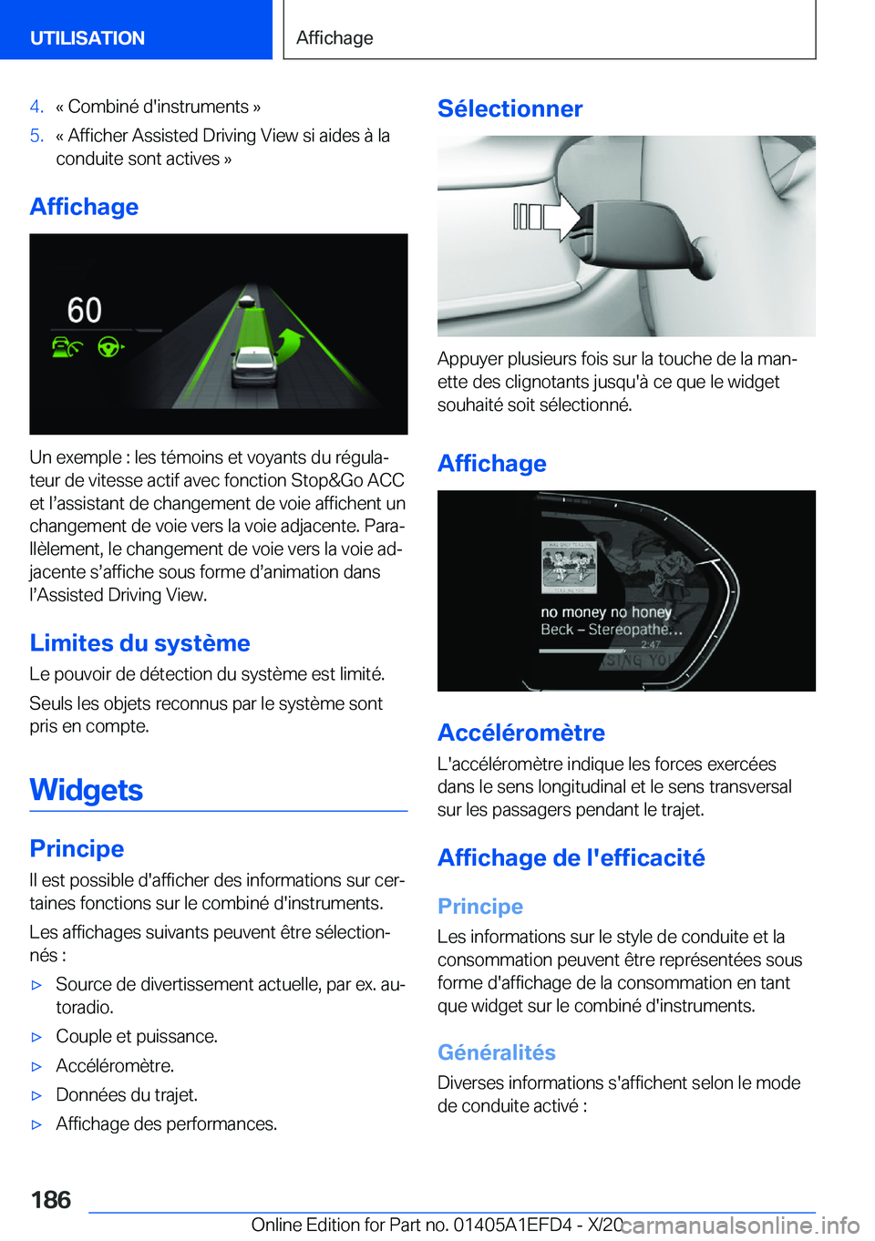 BMW X7 2021  Notices Demploi (in French) �4�.�k��C�o�m�b�i�n�é��d�'�i�n�s�t�r�u�m�e�n�t�s��{�5�.�k��A�f�f�i�c�h�e�r��A�s�s�i�s�t�e�d��D�r�i�v�i�n�g��V�i�e�w��s�i��a�i�d�e�s��