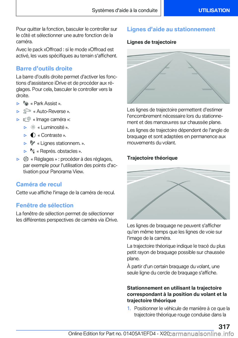 BMW X7 2021  Notices Demploi (in French) �P�o�u�r��q�u�i�t�t�e�r��l�a��f�o�n�c�t�i�o�n�,��b�a�s�c�u�l�e�r��l�e��c�o�n�t�r�o�l�l�e�r��s�u�r�l�e��c�