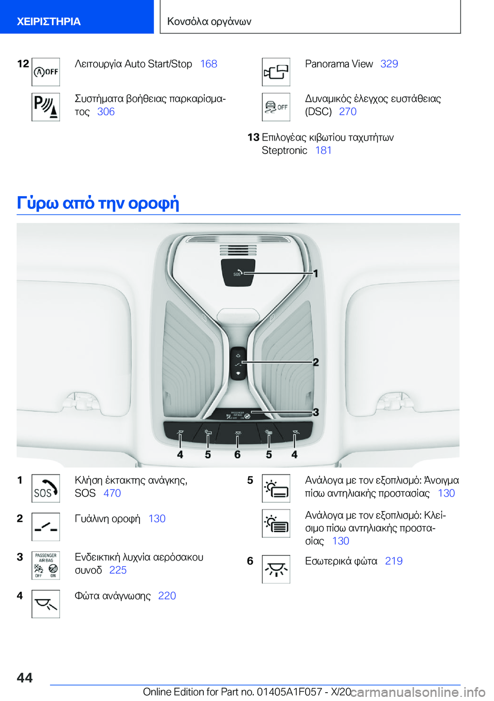 BMW X7 2021  ΟΔΗΓΌΣ ΧΡΉΣΗΣ (in Greek) �1�2?w\gbhduRs��A�u�t�o��S�t�a�r�t�/�S�t�o�p\_�1�6�8ehfgp_sgs�tbpzw\se�csd]sdRf_sj
gbe\_ �3�0�6�P�a�n�o�r�a�m�a��V�i�e�w\_ �3�2�9Wh`s_\]oe�