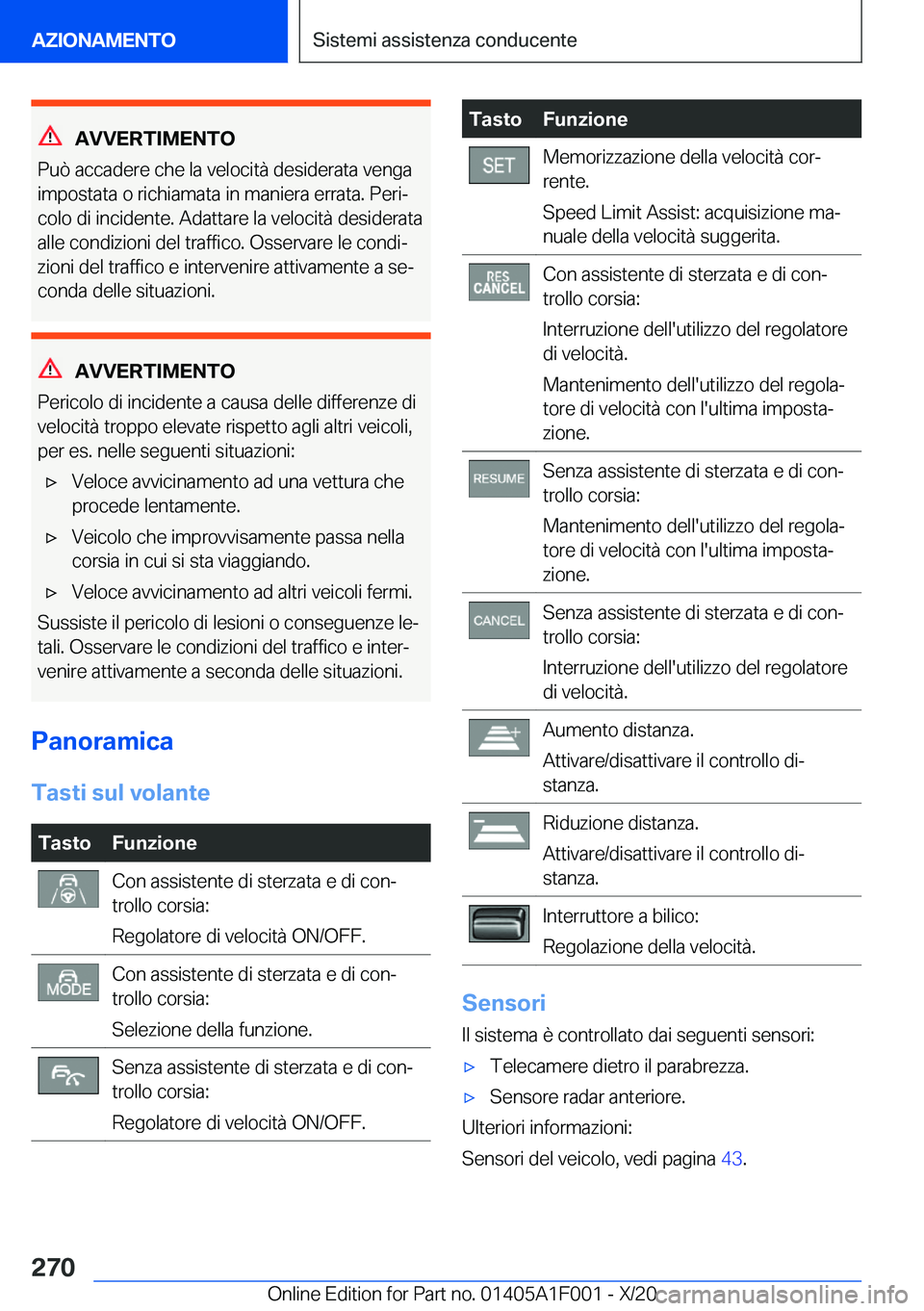 BMW X7 2021  Libretti Di Uso E manutenzione (in Italian) �A�V�V�E�R�T�I�M�E�N�T�O
�P�u�