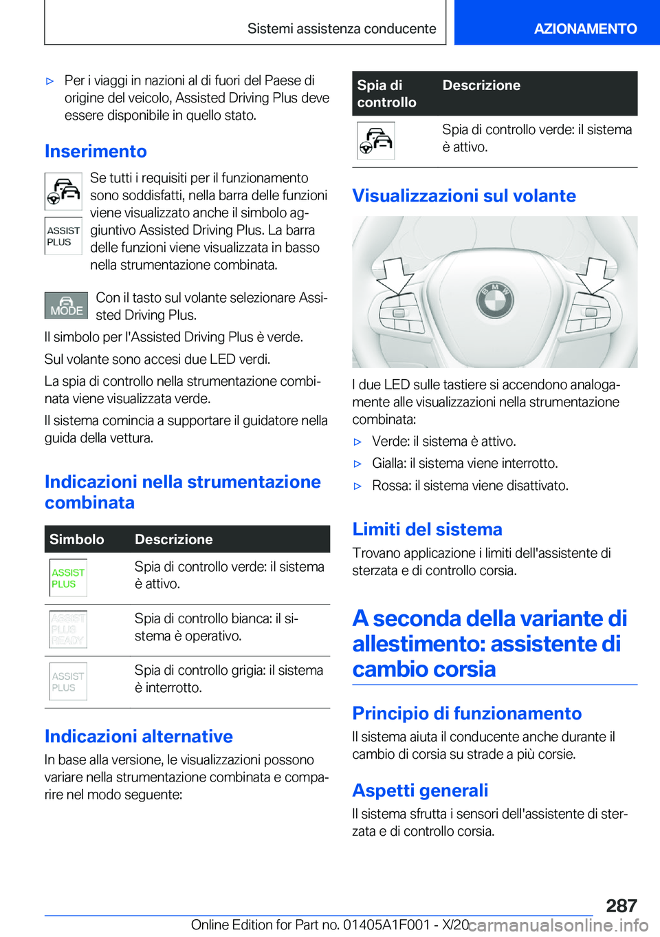 BMW X7 2021  Libretti Di Uso E manutenzione (in Italian) 'x�P�e�r��i��v�i�a�g�g�i��i�n��n�a�z�i�o�n�i��a�l��d�i��f�u�o�r�i��d�e�l��P�a�e�s�e��d�i�o�r�i�g�i�n�e��d�e�l��v�e�i�c�o�l�o�,��A�s�s�i�s�t�e�d��D�r�i�v�i�n�g��P�l�u�s��d�e�v�e
�e�