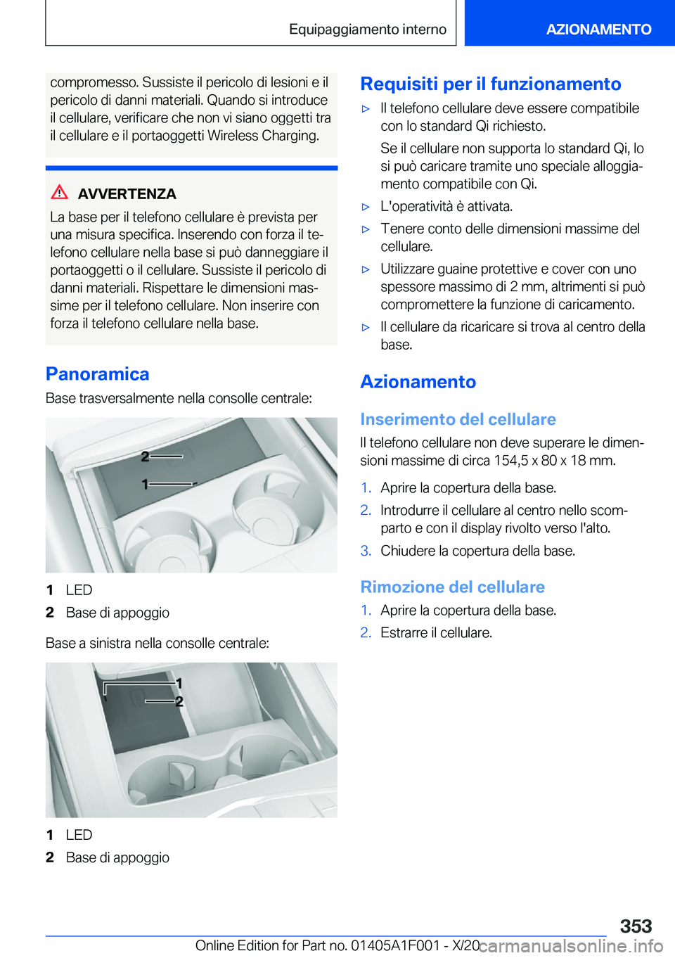 BMW X7 2021  Libretti Di Uso E manutenzione (in Italian) �c�o�m�p�r�o�m�e�s�s�o�.��S�u�s�s�i�s�t�e��i�l��p�e�r�i�c�o�l�o��d�i��l�e�s�i�o�n�i��e��i�l�p�e�r�i�c�o�l�o��d�i��d�a�n�n�i��m�a�t�e�r�i�a�l�i�.��Q�u�a�n�d�o��s�i��i�n�t�r�o�d�u�c�e �i�l�