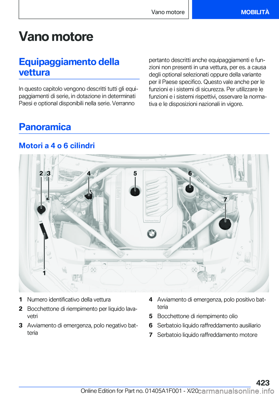 BMW X7 2021  Libretti Di Uso E manutenzione (in Italian) �V�a�n�o��m�o�t�o�r�e�E�q�u�i�p�a�g�g�i�a�m�e�n�t�o��d�e�l�l�a�v�e�t�t�u�r�a
�I�n��q�u�e�s�t�o��c�a�p�i�t�o�l�o��v�e�n�g�o�n�o��d�e�s�c�r�i�t�t�i��t�u�t�t�i��g�l�i��e�q�u�iª
�p�a�g�g�i�a�m�