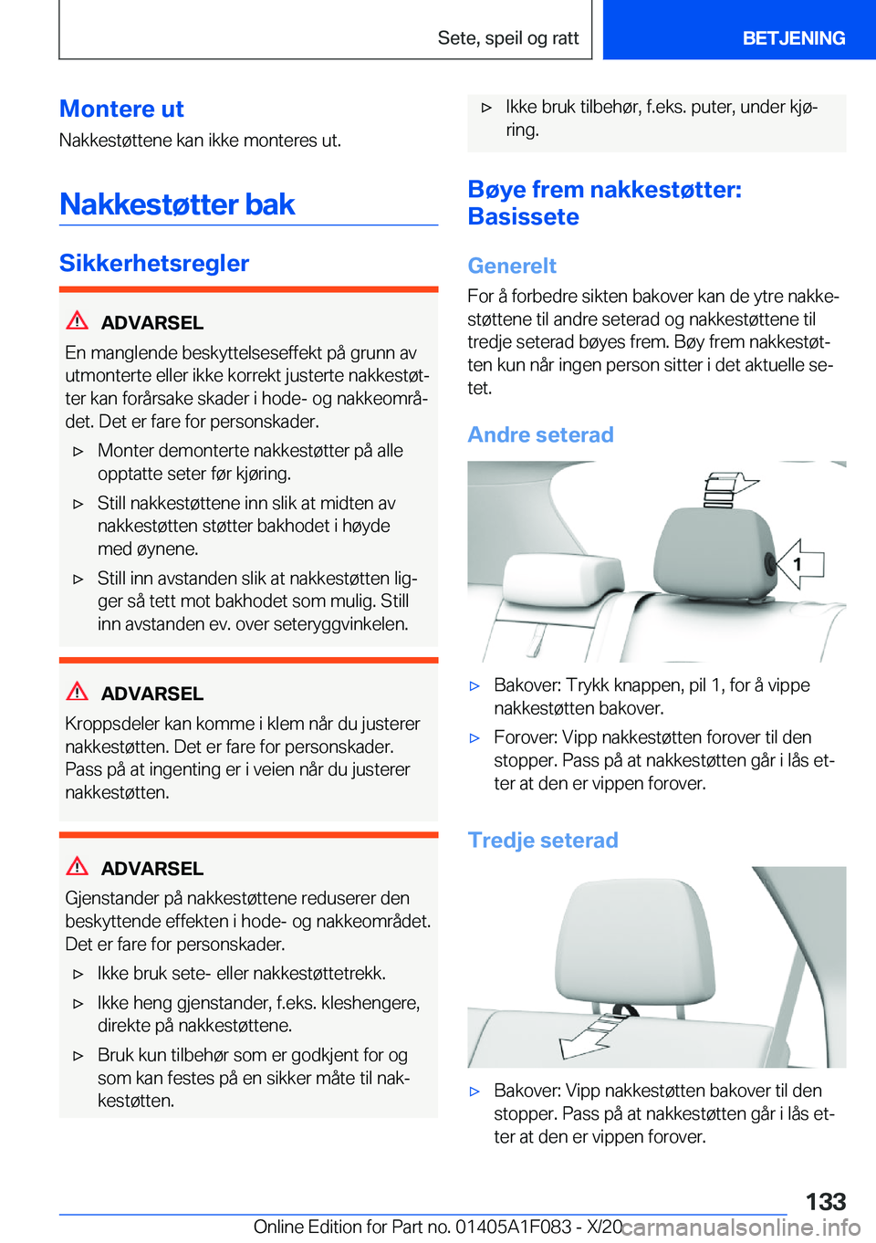 BMW X7 2021  InstruksjonsbØker (in Norwegian) �M�o�n�t�e�r�e��u�t
�N�a�k�k�e�s�t�