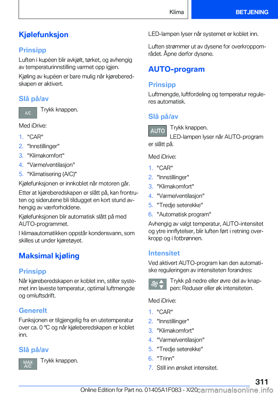 BMW X7 2021  InstruksjonsbØker (in Norwegian) �K�j�