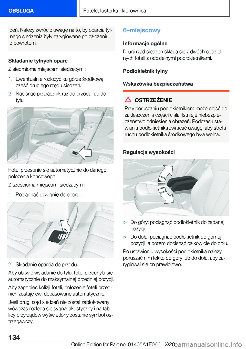 BMW X7 2021  Instrukcja obsługi (in Polish) 9�e�
