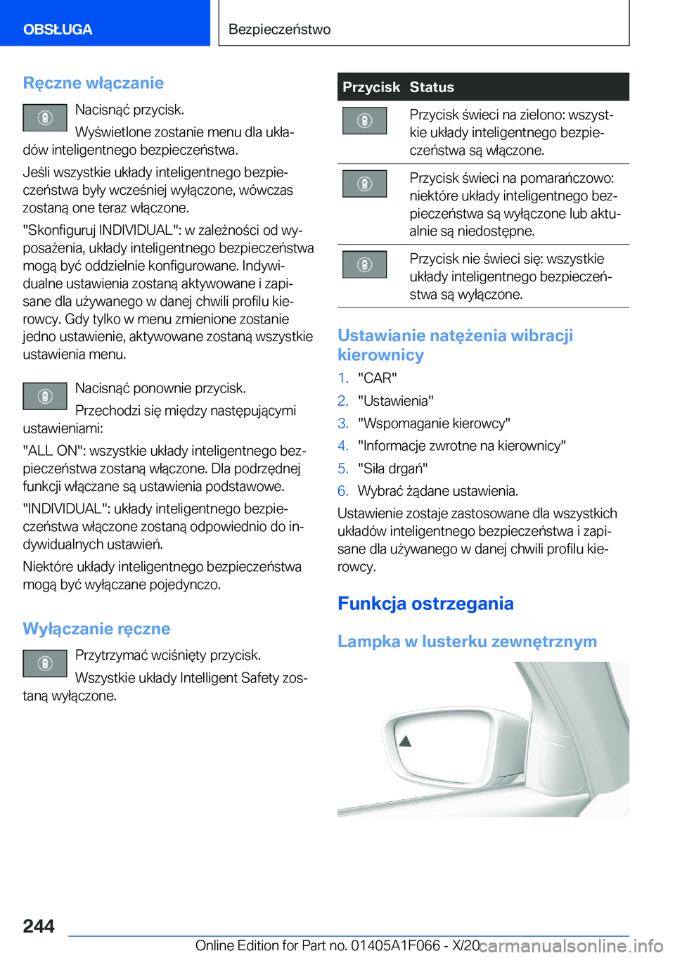 BMW X7 2021  Instrukcja obsługi (in Polish) �R�