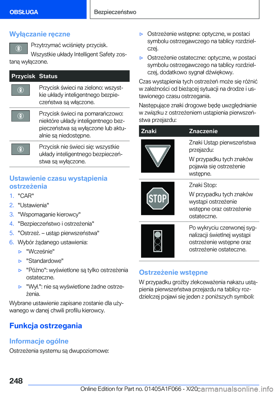 BMW X7 2021  Instrukcja obsługi (in Polish) �W�y�ł�ą�c�z�a�n�i�e��r�