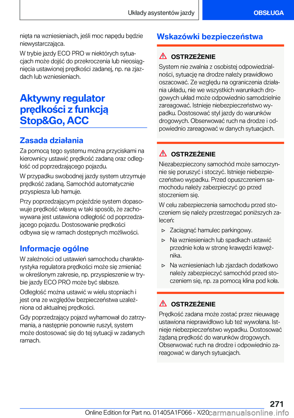 BMW X7 2021  Instrukcja obsługi (in Polish) �n�i�