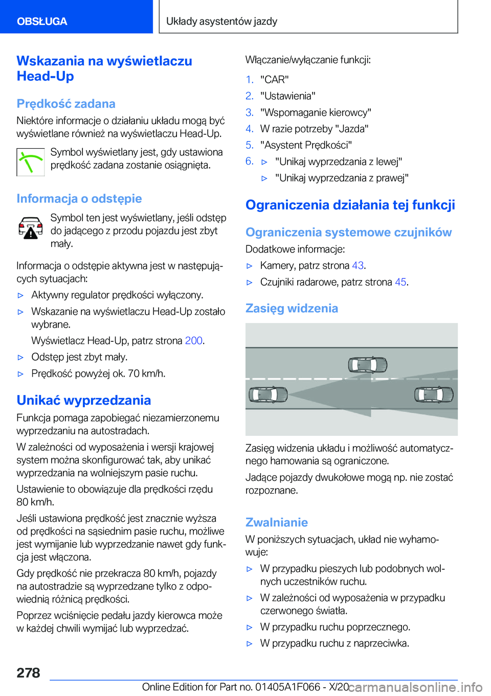 BMW X7 2021  Instrukcja obsługi (in Polish) �W�s�k�a�z�a�n�i�a��n�a��w�y�w�i�e�t�l�a�c�z�u
�H�e�a�d�-�U�p
�P�r�
