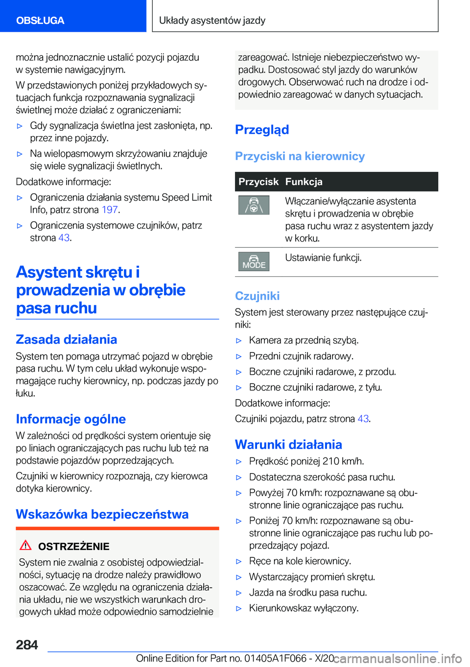 BMW X7 2021  Instrukcja obsługi (in Polish) �m�o9�n�a��j�e�d�n�o�z�n�a�c�z�n�i�e��u�s�t�a�l�i�