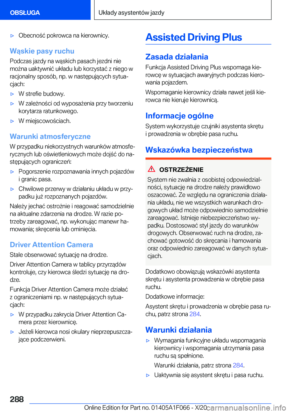 BMW X7 2021  Instrukcja obsługi (in Polish) 'x�O�b�e�c�n�o�