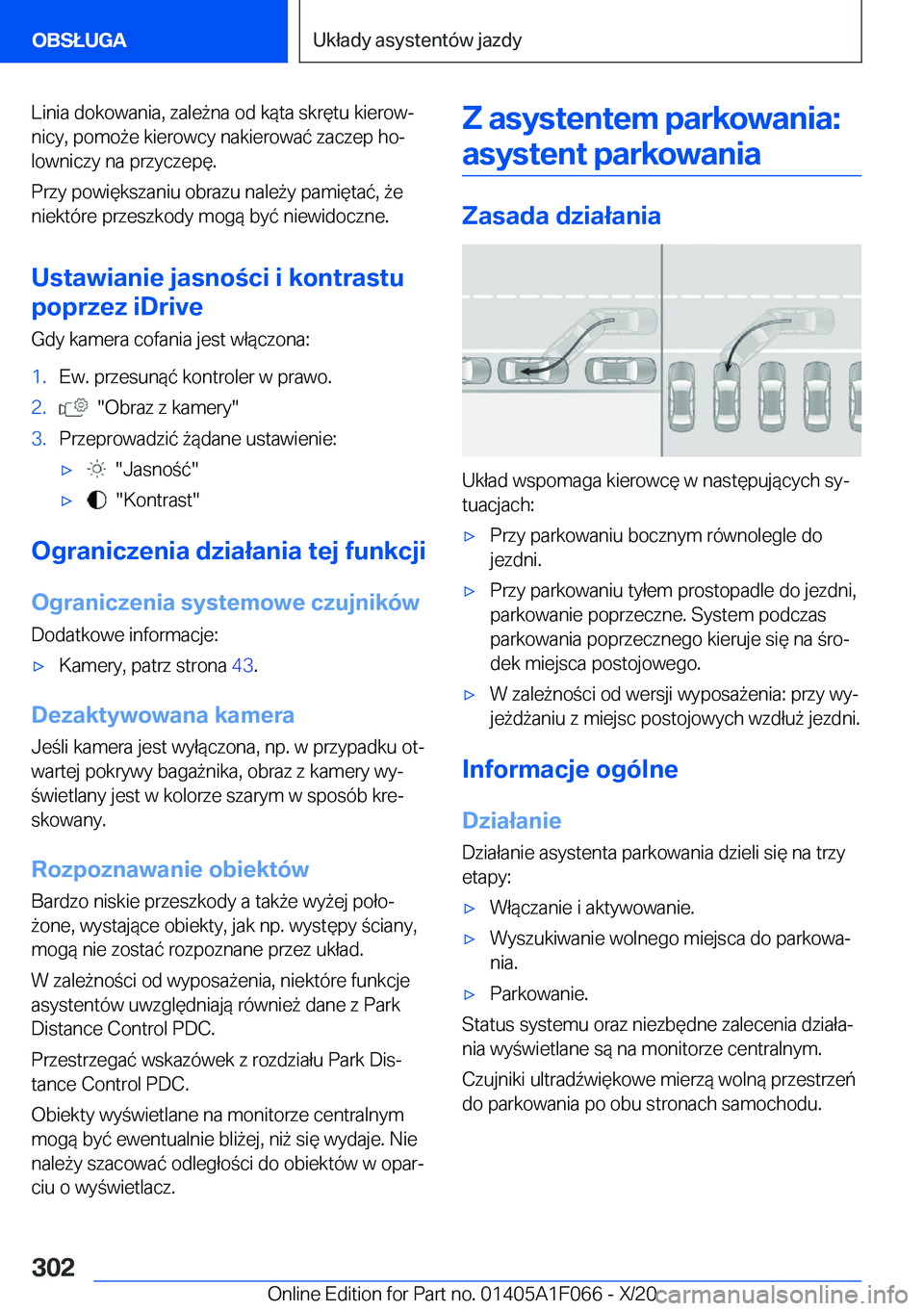 BMW X7 2021  Instrukcja obsługi (in Polish) �L�i�n�i�a��d�o�k�o�w�a�n�i�a�,��z�a�l�e9�n�a��o�d��k�