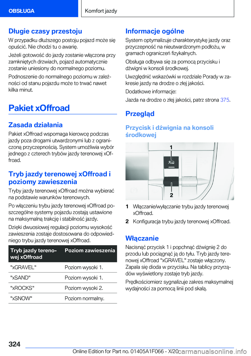 BMW X7 2021  Instrukcja obsługi (in Polish) �D�ł�u�g�i�e��c�z�a�s�y��p�r�z�e�s�t�o�j�u�W��p�r�z�y�p�a�d�k�u��d�ł�u9�s�z�e�g�o��p�o�s�t�o�j�u��p�o�j�a�z�d��m�o9�e��s�i�