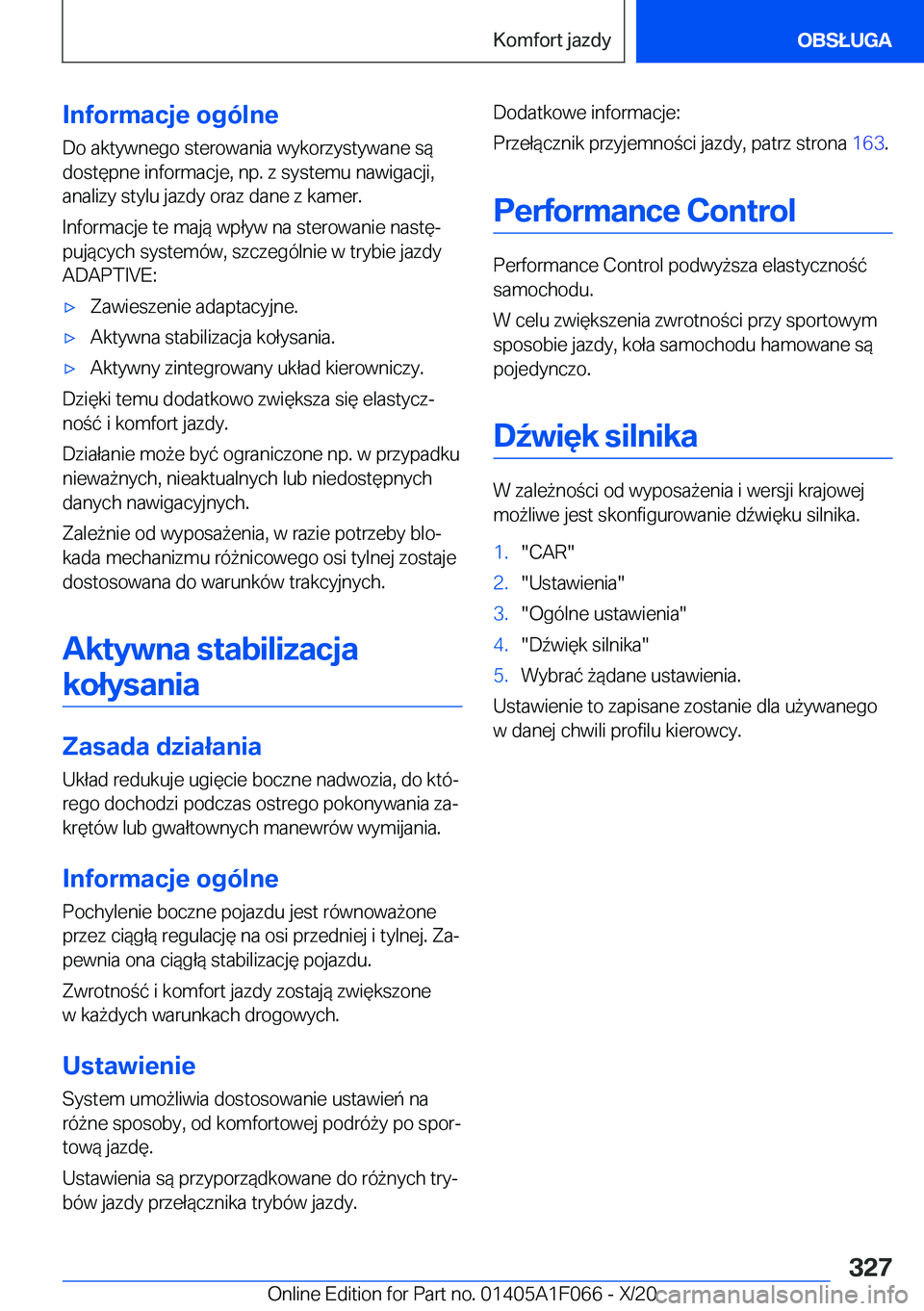 BMW X7 2021  Instrukcja obsługi (in Polish) �I�n�f�o�r�m�a�c�j�e��o�g�