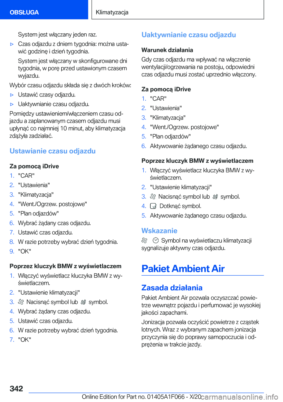 BMW X7 2021  Instrukcja obsługi (in Polish) �S�y�s�t�e�m��j�e�s�t��w�ł�