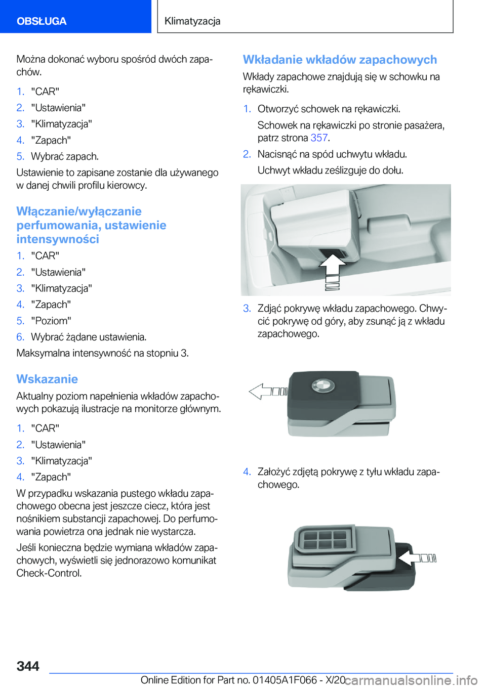 BMW X7 2021  Instrukcja obsługi (in Polish) �M�o9�n�a��d�o�k�o�n�a�