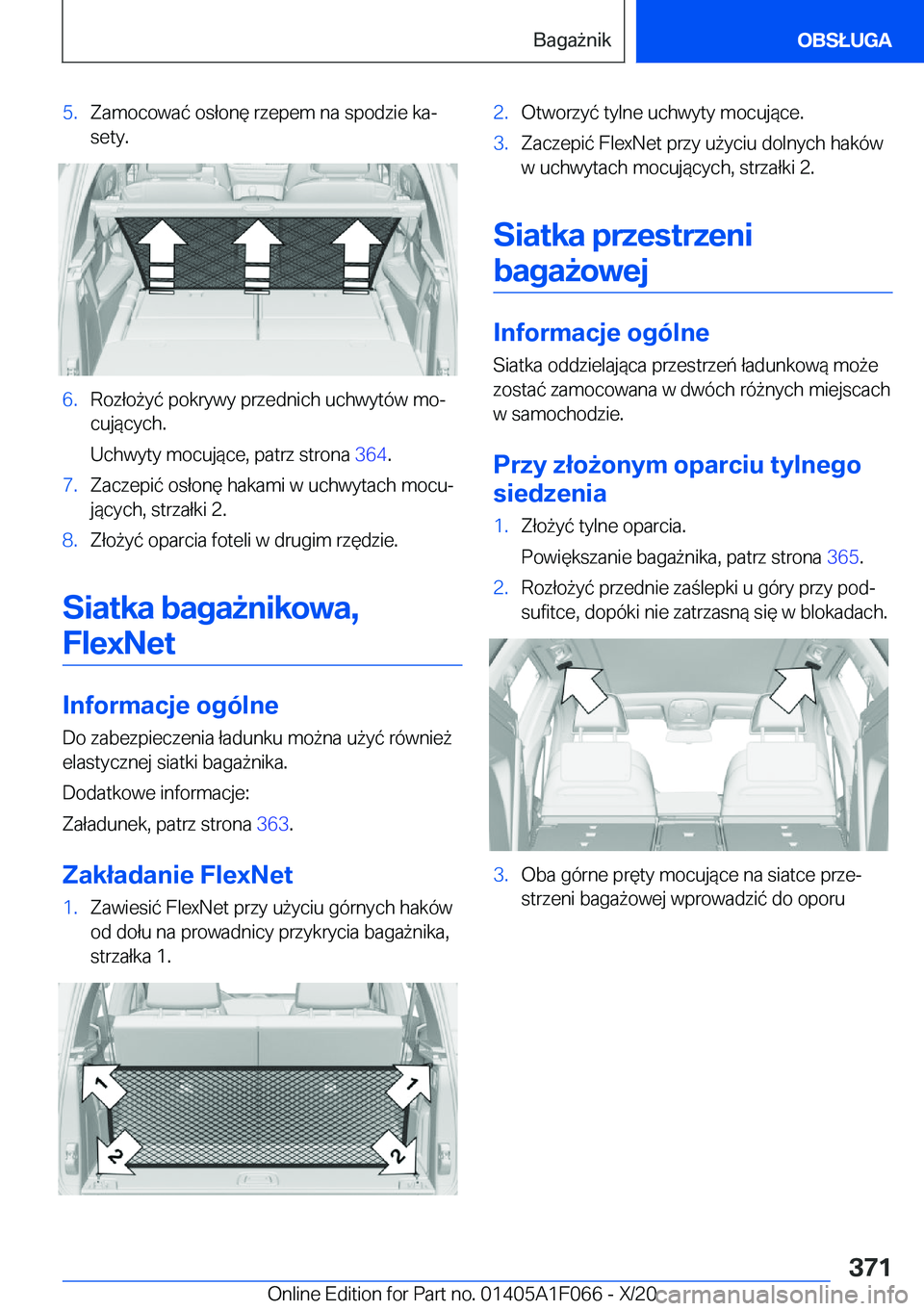BMW X7 2021  Instrukcja obsługi (in Polish) �5�.�Z�a�m�o�c�o�w�a�