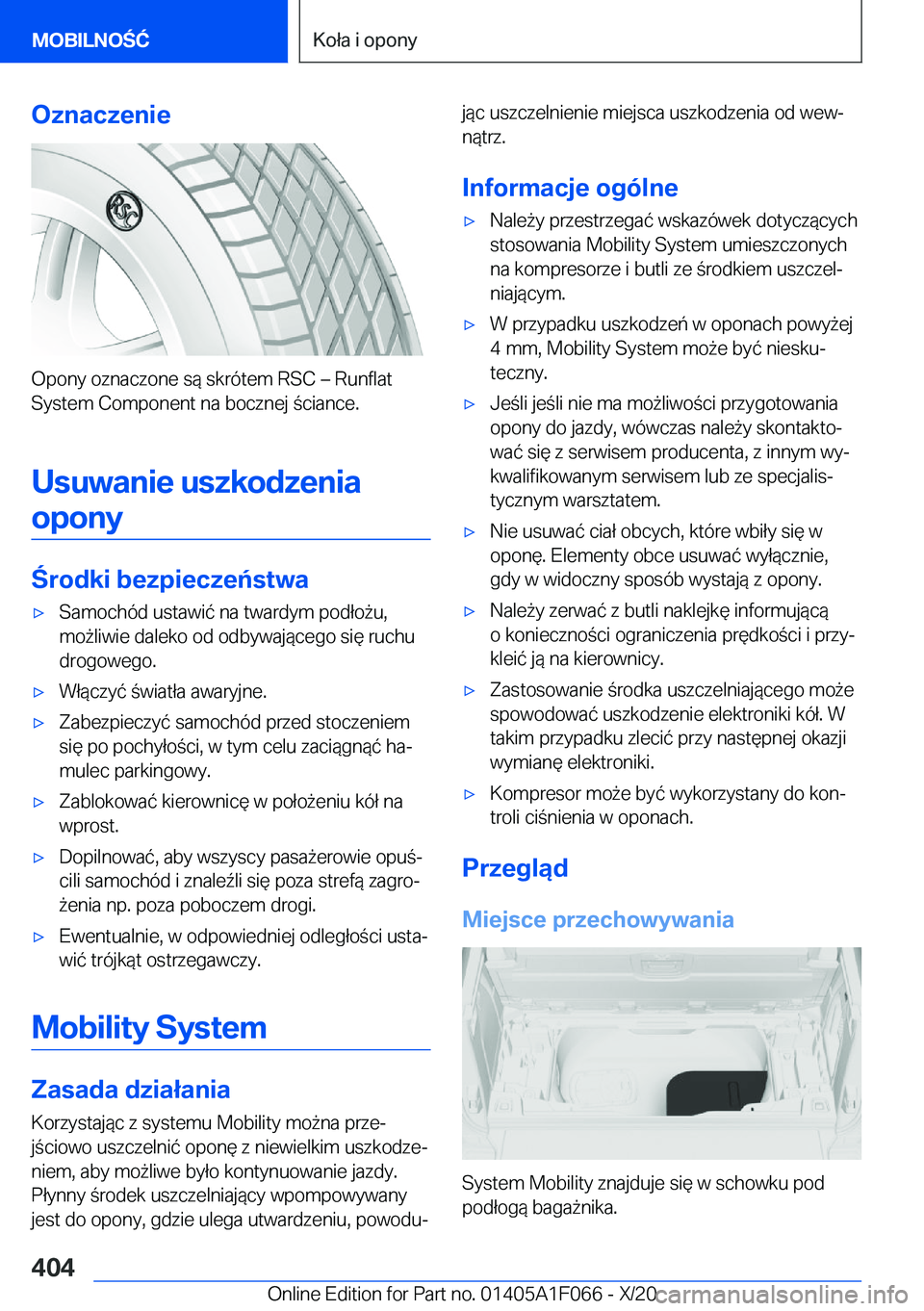 BMW X7 2021  Instrukcja obsługi (in Polish) �O�z�n�a�c�z�e�n�i�e
�O�p�o�n�y��o�z�n�a�c�z�o�n�e��s�