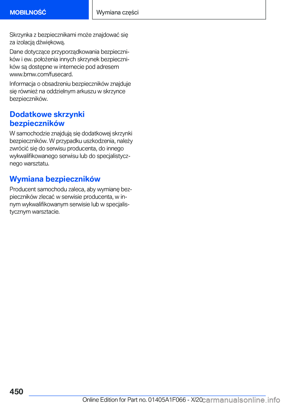 BMW X7 2021  Instrukcja obsługi (in Polish) �S�k�r�z�y�n�k�a��z��b�e�z�p�i�e�c�z�n�i�k�a�m�i��m�o9�e��z�n�a�j�d�o�w�a�