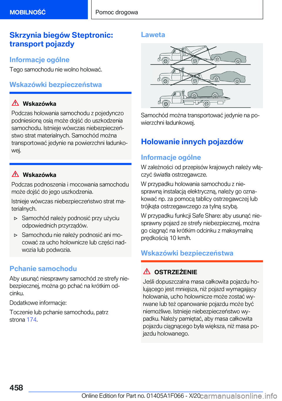 BMW X7 2021  Instrukcja obsługi (in Polish) �S�k�r�z�y�n�i�a��b�i�e�g�