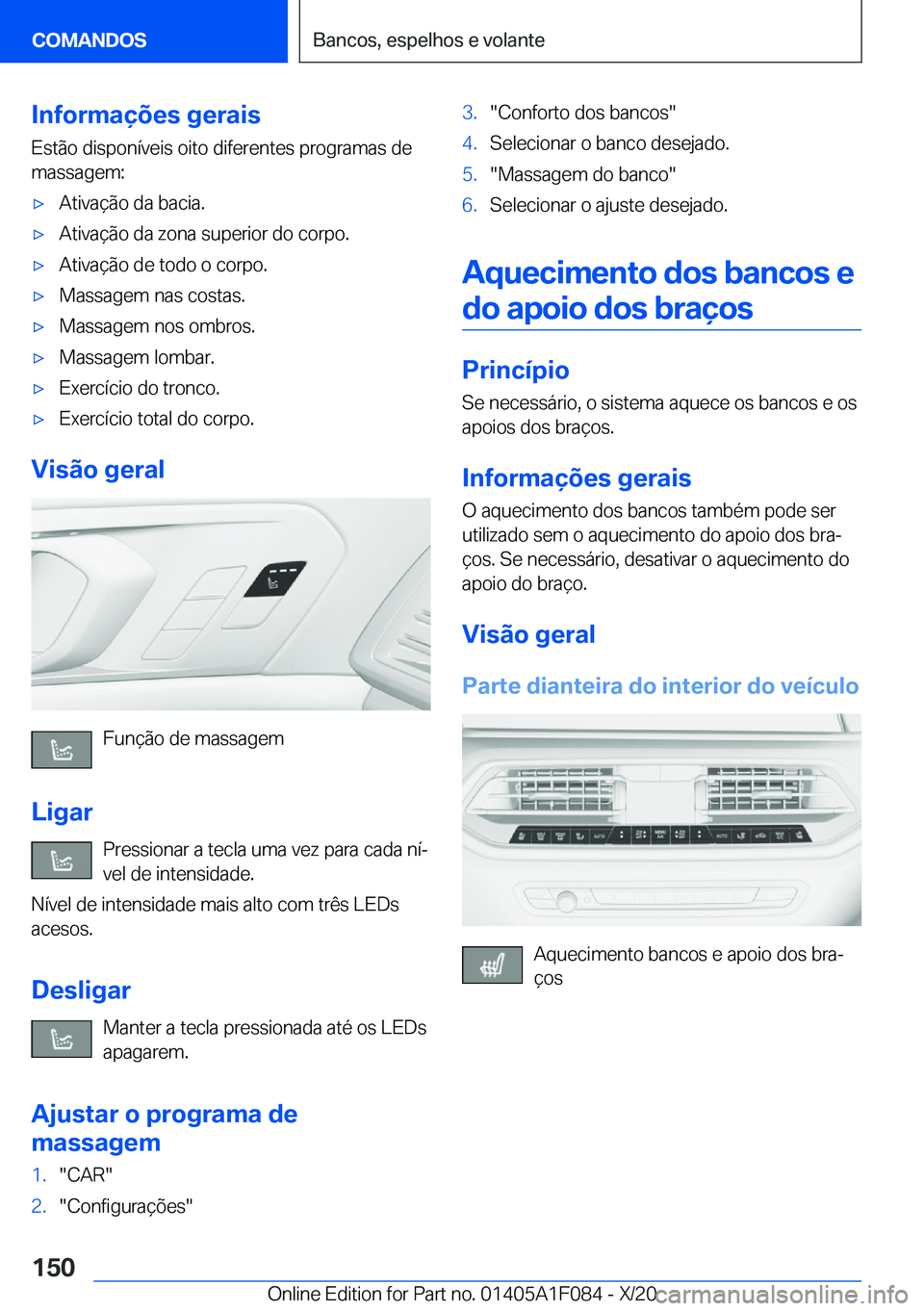BMW X7 2021  Manual do condutor (in Portuguese) �I�n�f�o�r�m�a�