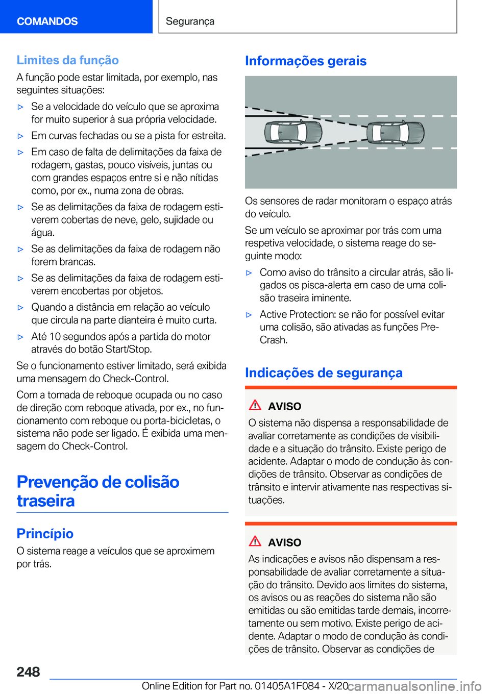 BMW X7 2021  Manual do condutor (in Portuguese) �L�i�m�i�t�e�s��d�a��f�u�n�