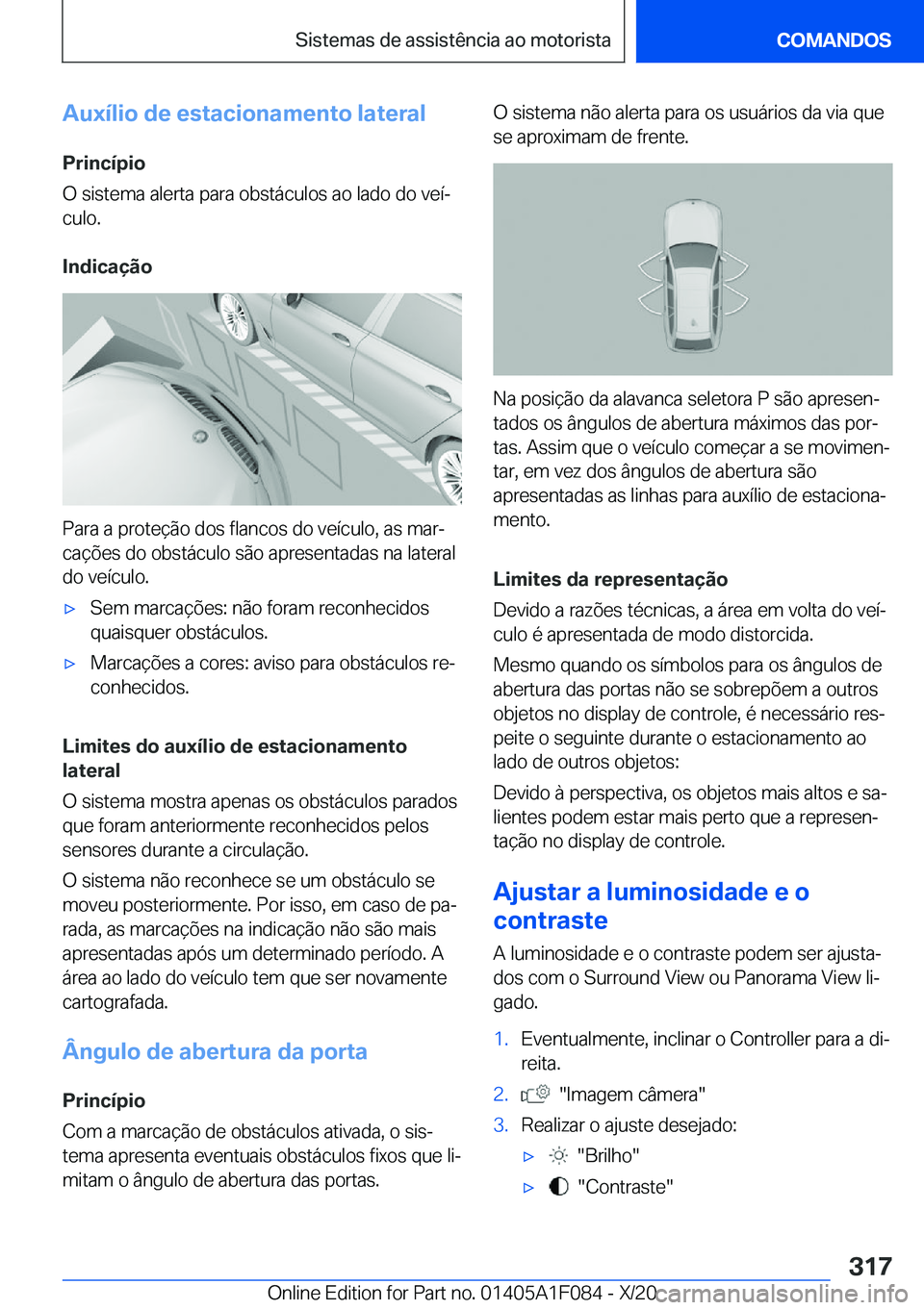 BMW X7 2021  Manual do condutor (in Portuguese) �A�u�x�