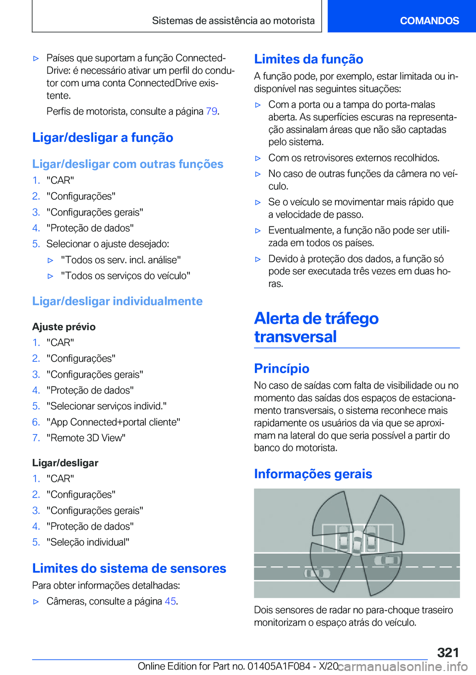 BMW X7 2021  Manual do condutor (in Portuguese) x�P�a�