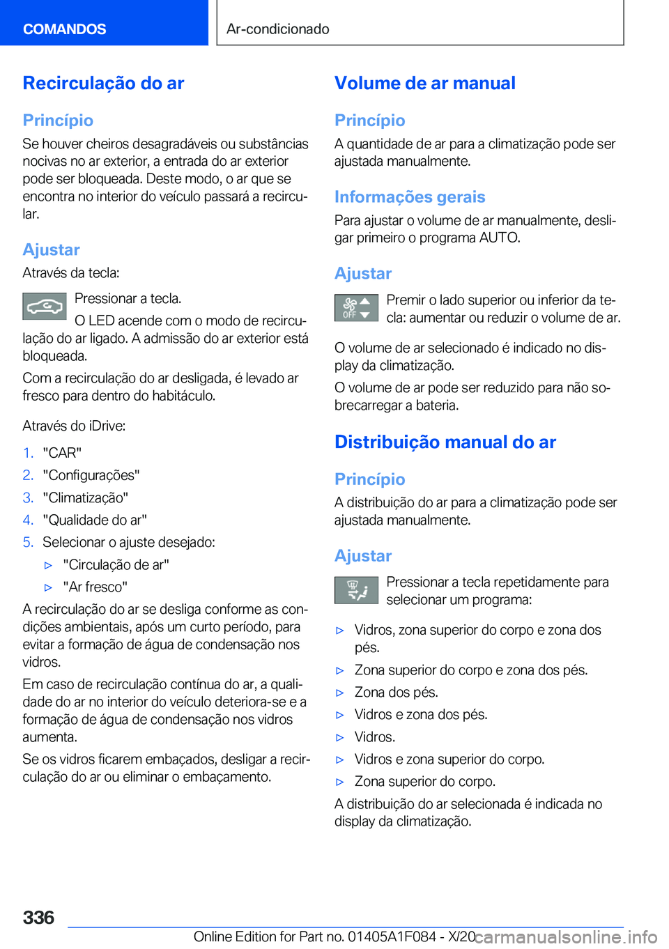 BMW X7 2021  Manual do condutor (in Portuguese) �R�e�c�i�r�c�u�l�a�