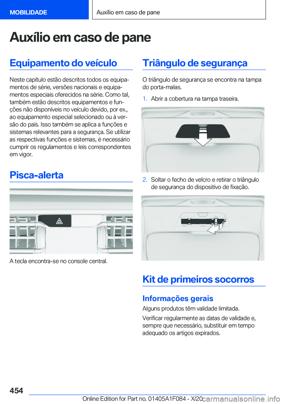 BMW X7 2021  Manual do condutor (in Portuguese) �A�u�x�
