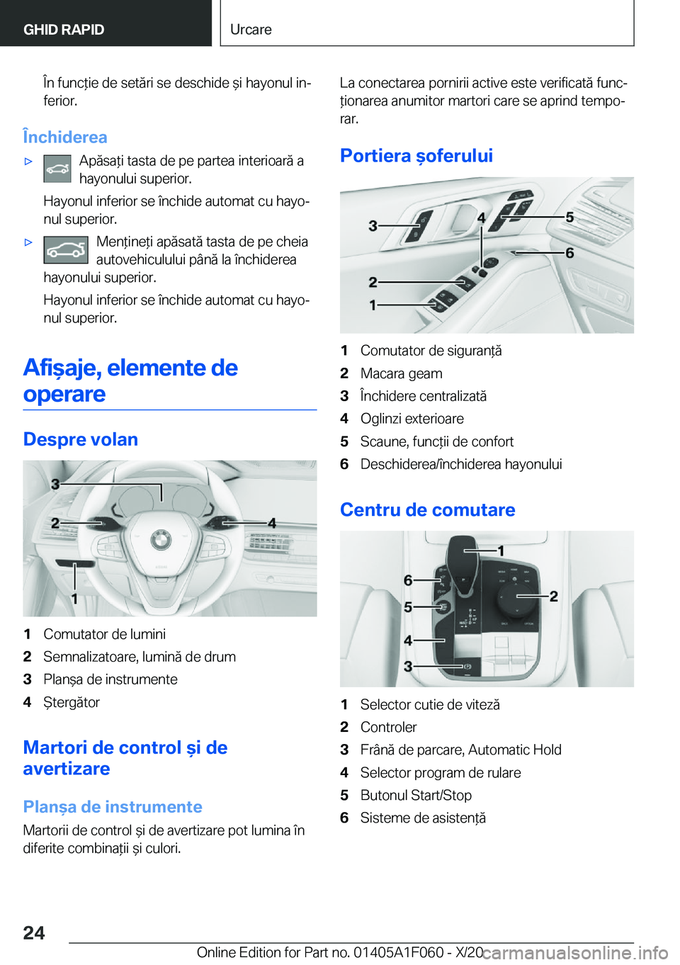 BMW X7 2021  Ghiduri De Utilizare (in Romanian) �