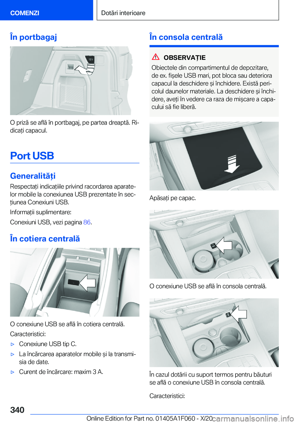 BMW X7 2021  Ghiduri De Utilizare (in Romanian) �