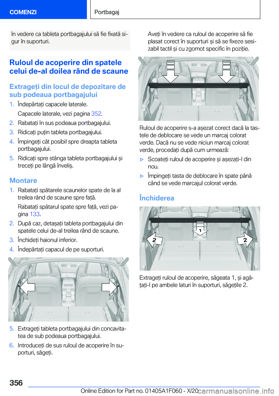 BMW X7 2021  Ghiduri De Utilizare (in Romanian) �