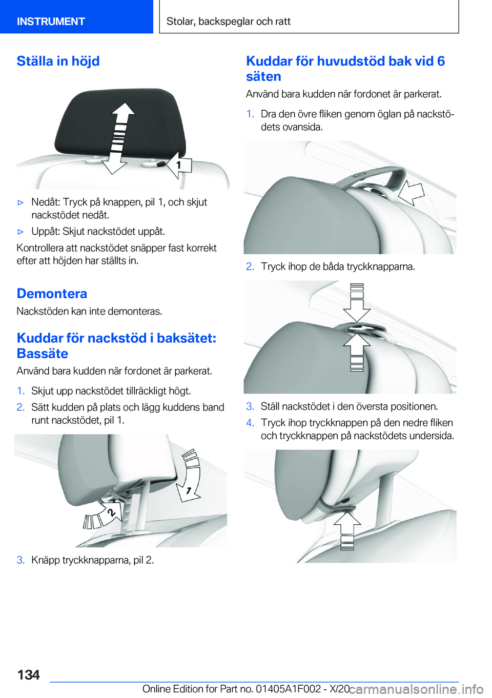 BMW X7 2021  InstruktionsbÖcker (in Swedish) �S�t�ä�l�l�a��i�n��h�