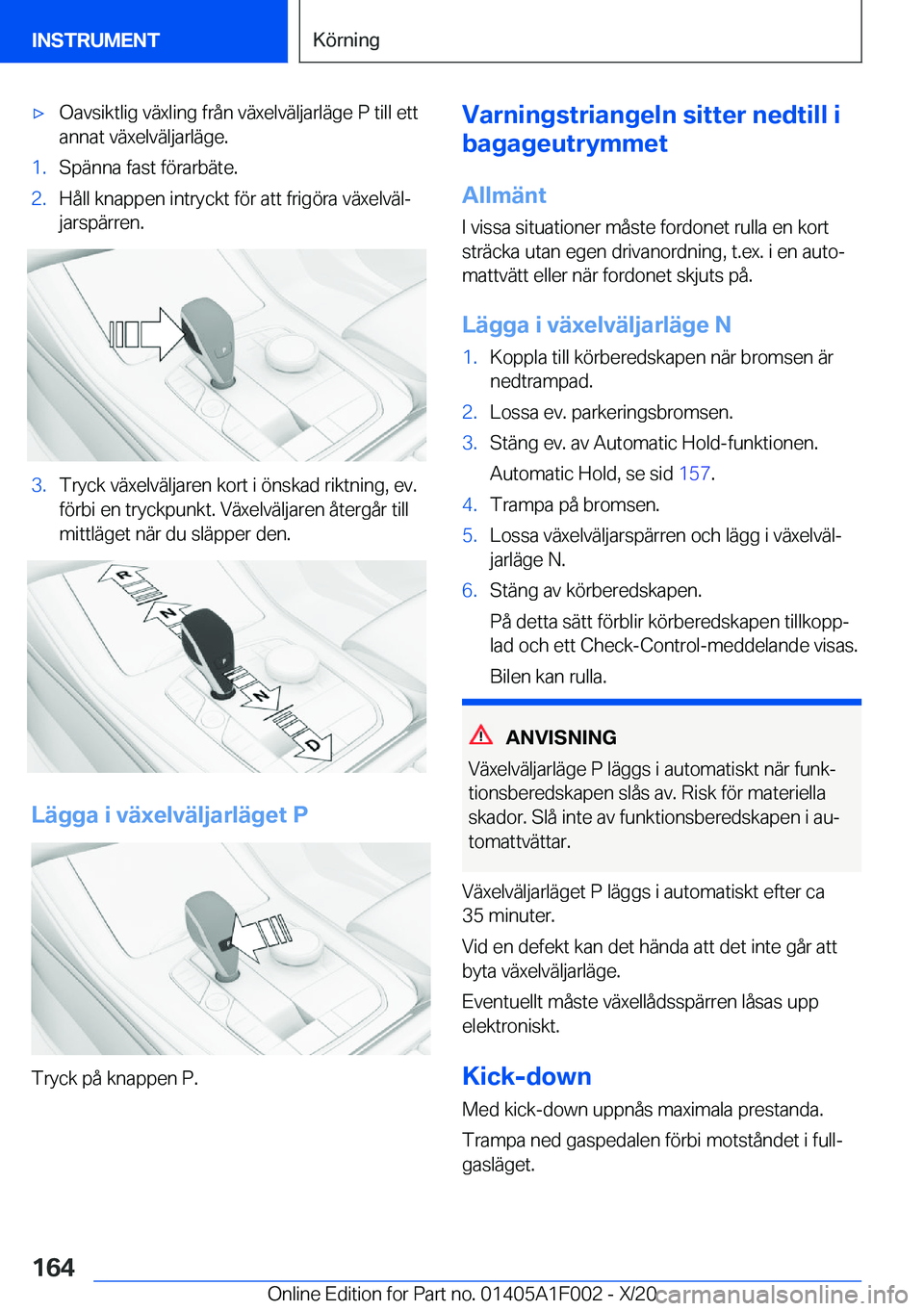 BMW X7 2021  InstruktionsbÖcker (in Swedish) 'x�O�a�v�s�i�k�t�l�i�g��v�ä�x�l�i�n�g��f�r�å�n��v�ä�x�e�l�v�ä�l�j�a�r�l�ä�g�e��P��t�i�l�l��e�t�t�a�n�n�a�t��v�ä�x�e�l�v�ä�l�j�a�r�l�ä�g�e�.�1�.�S�p�ä�n�n�a��f�a�s�t��f�