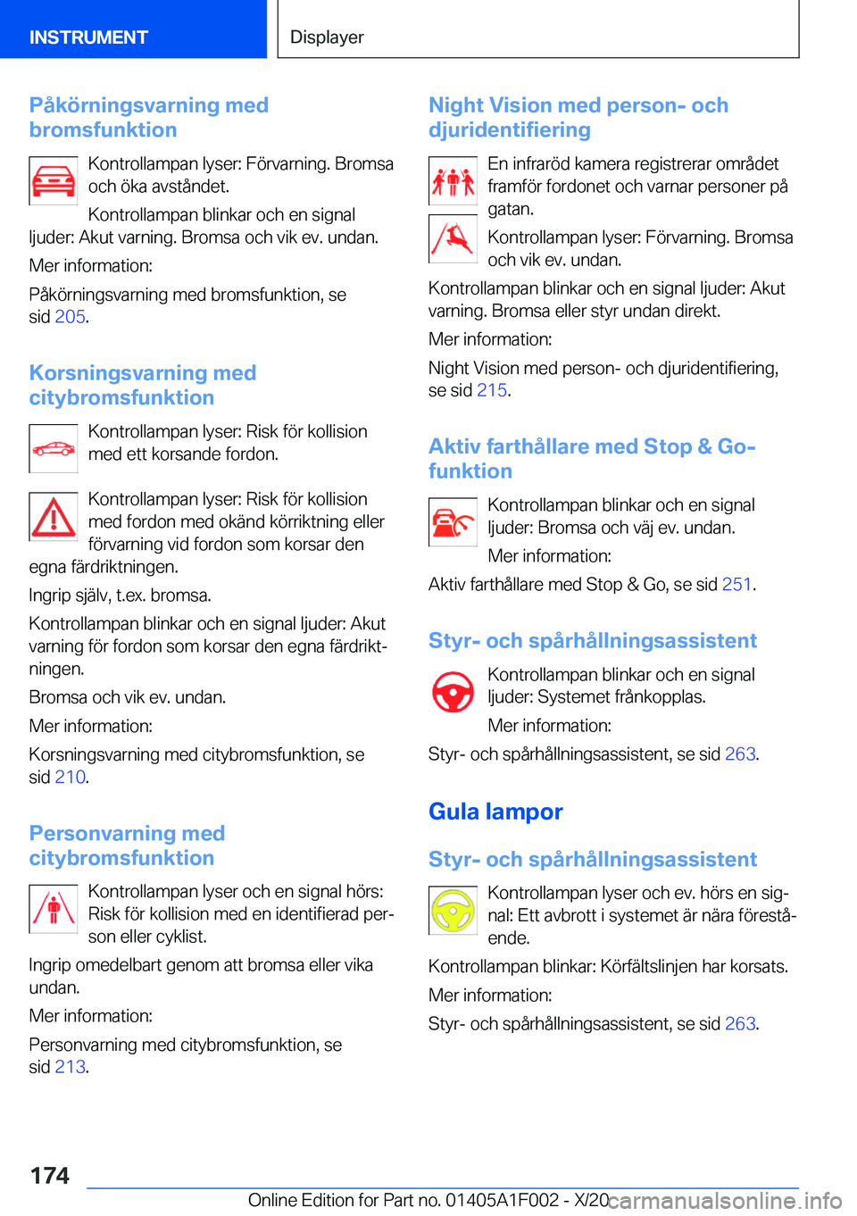 BMW X7 2021  InstruktionsbÖcker (in Swedish) �P�å�k�